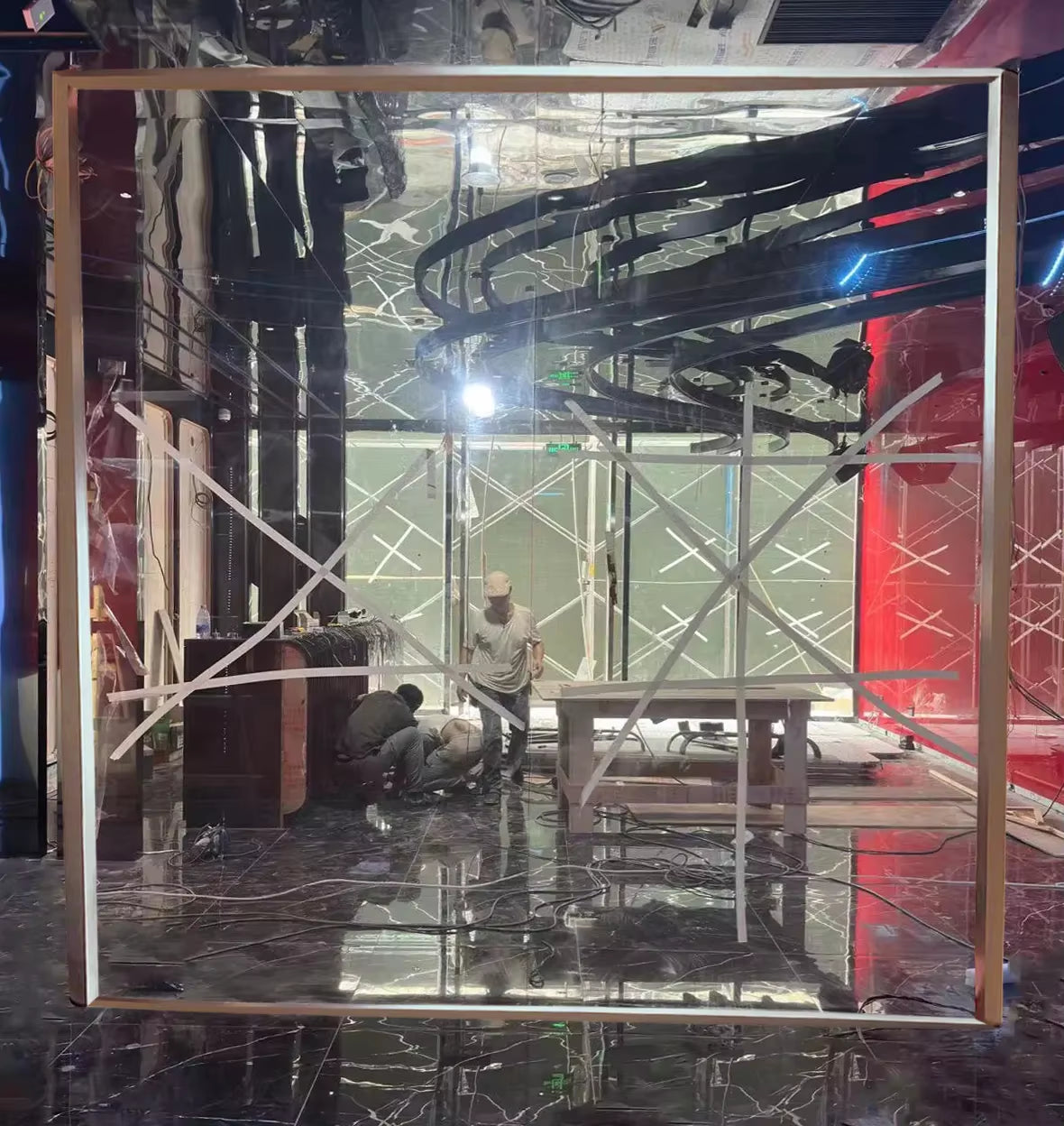 ClearView™ Flexible LED Glass – Transparent Digital Signage Display