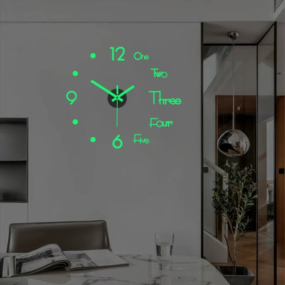 Modern Simple Wall Clock – Silent Quartz Bedroom & Living Room Decorative Clock | Home Echo
