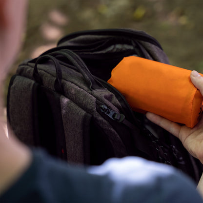 Life Tent Emergency Survival Shelter – 2-Person Waterproof & Thermal Tube Tent with Paracord Rope, Survival Whistle & Portable Carry Sack (Orange)