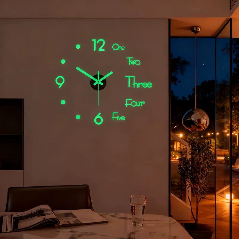 Modern Simple Wall Clock – Silent Quartz Bedroom & Living Room Decorative Clock | Home Echo