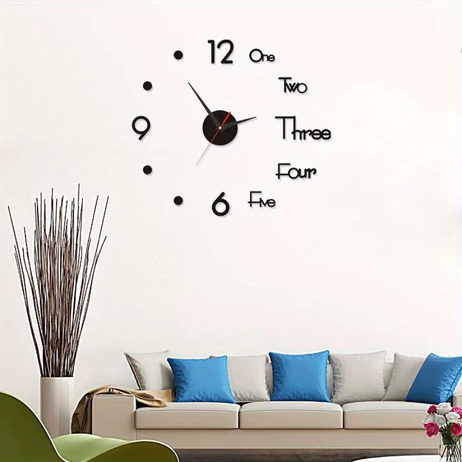 Modern Simple Wall Clock – Silent Quartz Bedroom & Living Room Decorative Clock | Home Echo