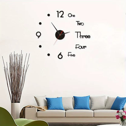 Modern Simple Wall Clock – Silent Quartz Bedroom & Living Room Decorative Clock | Home Echo