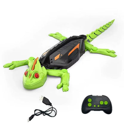 Remote Control Wall-Climbing Chameleon & Gecko Toy – Simulation Crawling Prank Toy for Kids
