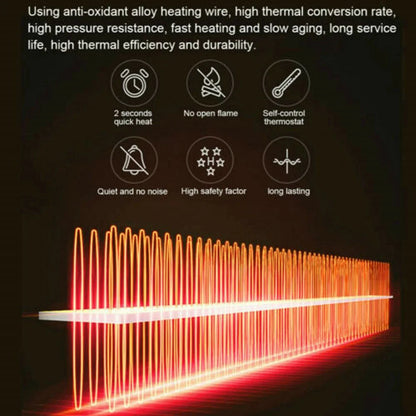 12V Portable Car Heater – Black ABS Automotive Interior Accessory