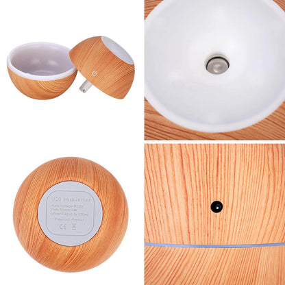 Essential Oil Diffuser & Humidifier – Ultrasonic Electric Aroma Vaporizer with LED Color Light & Auto-Off Safety for Home, Bedroom & Office