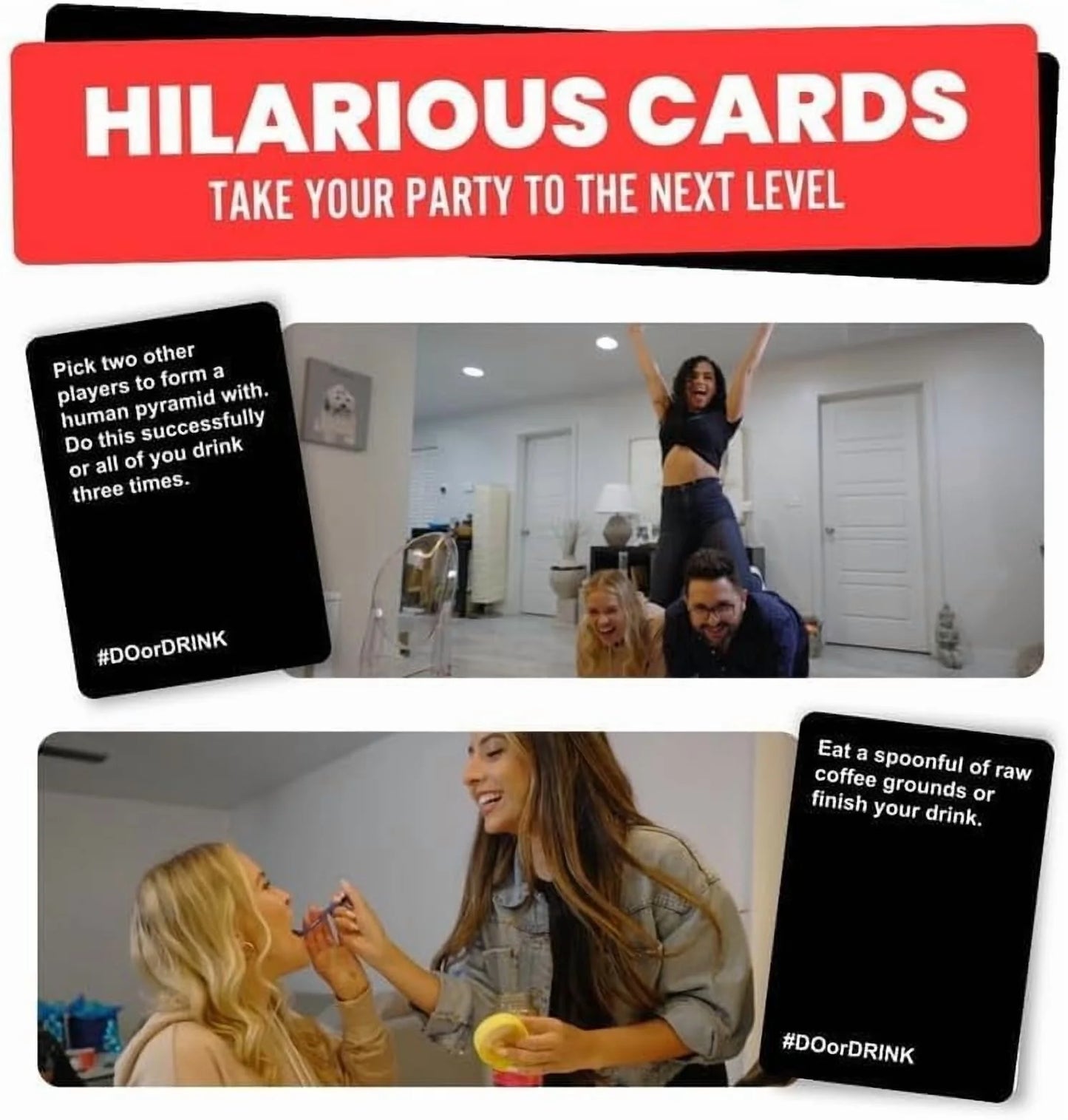Win or Blackout Card Game – Fun Drinking Game for Adults | Hilarious Party Game for Game Night, Gatherings & Celebrations