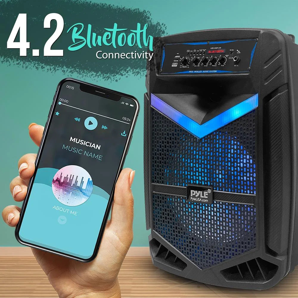 Portable Bluetooth Speaker System – 600W Rechargeable Outdoor Wireless Speaker with Powerful Sound & Deep Bass