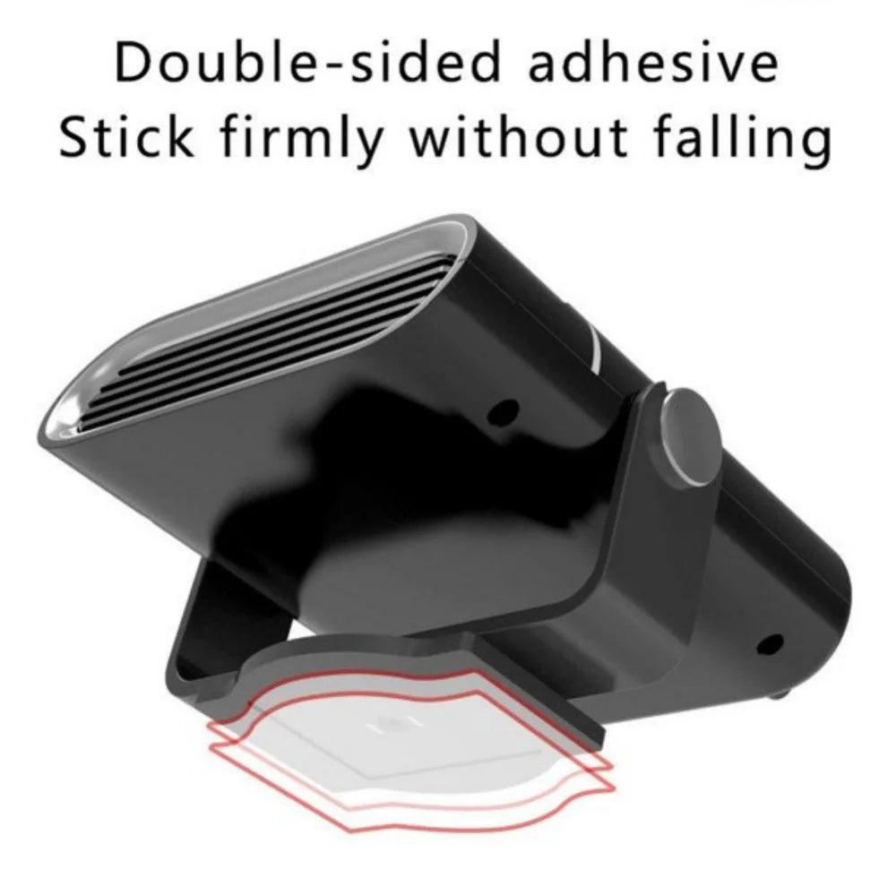 12V Portable Car Heater – Black ABS Automotive Interior Accessory