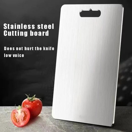 316 Stainless Steel Chopping Board – Double-Sided Thickened Cutting Board for Kitchen & Household Use | Durable, Hygienic, Easy to Clean Kneading Dough Board