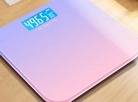 Gradient Color Smart LCD Electronic Weight Scale – Digital Glass Body Scale with High-Precision Sensors | Home Echo
