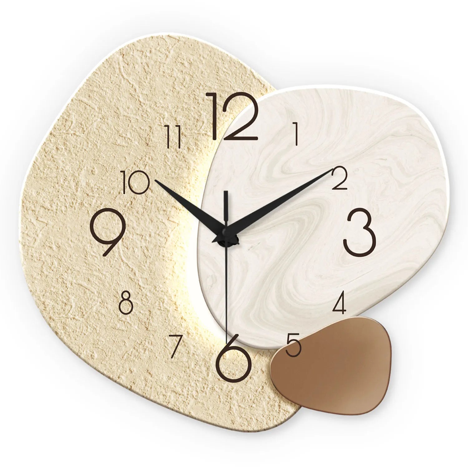 Modern Simple Wall Clock – Silent Quartz Bedroom & Living Room Decorative Clock | Home Echo