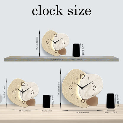Modern Simple Wall Clock – Silent Quartz Bedroom & Living Room Decorative Clock | Home Echo