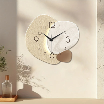Modern Simple Wall Clock – Silent Quartz Bedroom & Living Room Decorative Clock | Home Echo