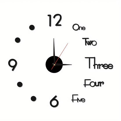 Modern Simple Wall Clock – Silent Quartz Bedroom & Living Room Decorative Clock | Home Echo