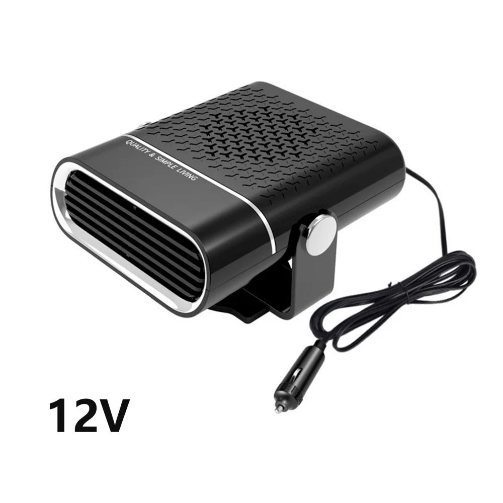 12V Portable Car Heater – Black ABS Automotive Interior Accessory