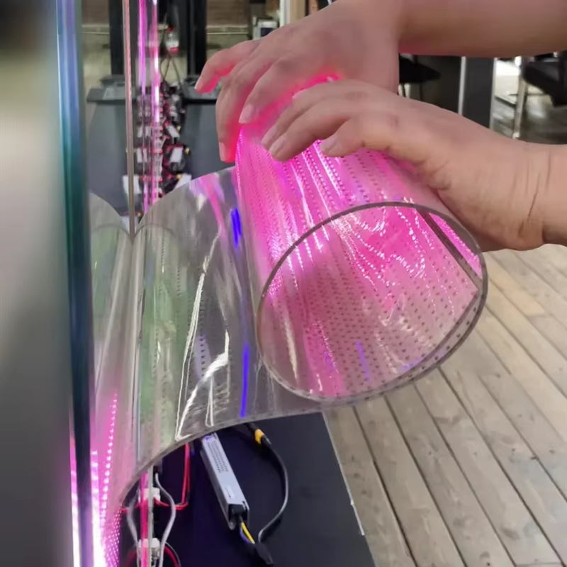 ClearView™ Flexible LED Glass – Transparent Digital Signage Display