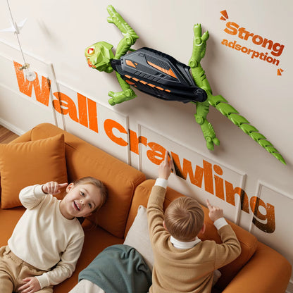 Remote Control Wall-Climbing Chameleon & Gecko Toy – Simulation Crawling Prank Toy for Kids