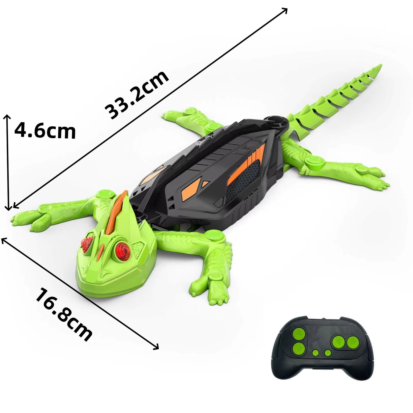 Remote Control Wall-Climbing Chameleon & Gecko Toy – Simulation Crawling Prank Toy for Kids